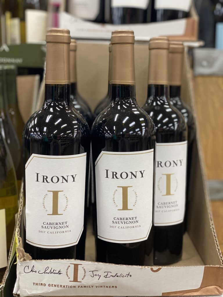 Trader Joe's Irony Sauvignon (2017) By C. Indelicato & J